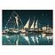 Bild Canvas 60x80 ST658 Night Ships CA-13935