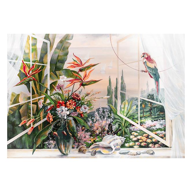 Bild Canvas 60x80 ST659 Green Window CA-13936