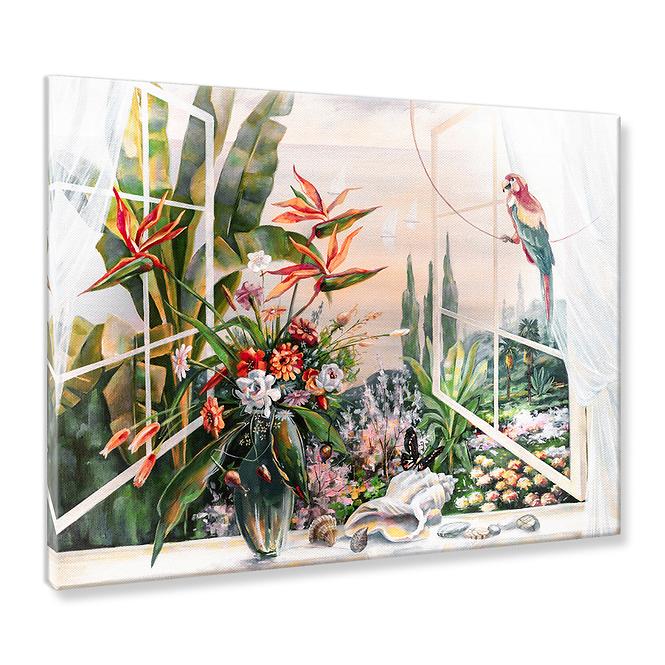 Bild Canvas 60x80 ST659 Green Window CA-13936