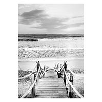Bild Canvas 60x80 ST661 B&W Sea CA-13938