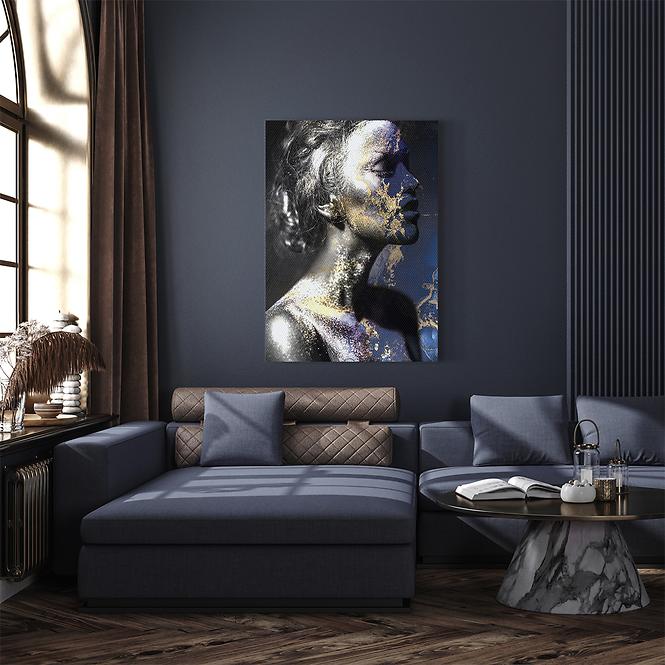 Bild Canvas Silver 70x100 ST650 Blue&G CA-13473