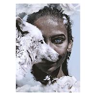 Bild Glasspik 80x120 GL442 Wolf Women GL-13476