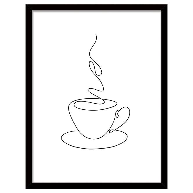 Bild Modernpik 30x40 FR353 Linear Coffee OB-14434
