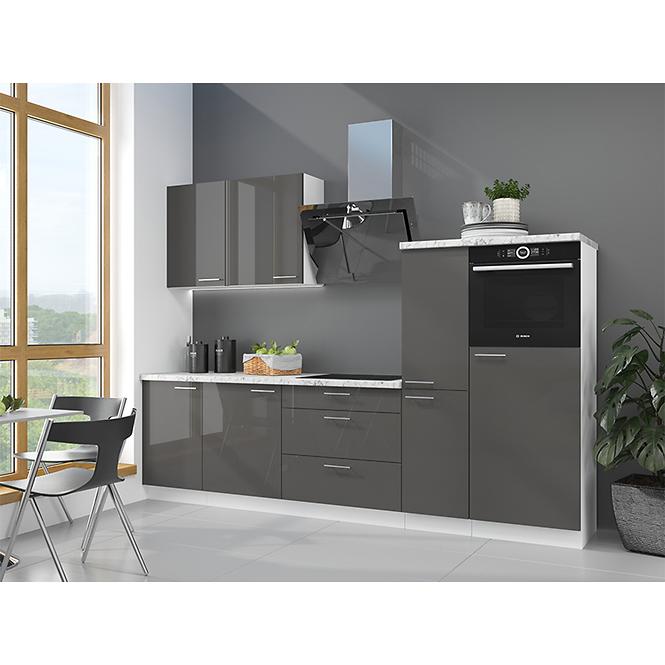 36ZL+KUCHYŇ. SKŘÍŇKA LARA 60 NAGU-36 1F MDF ŠEDÁ LESK,3