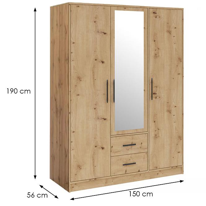 Schrank Smart SRL2 3DL artisan