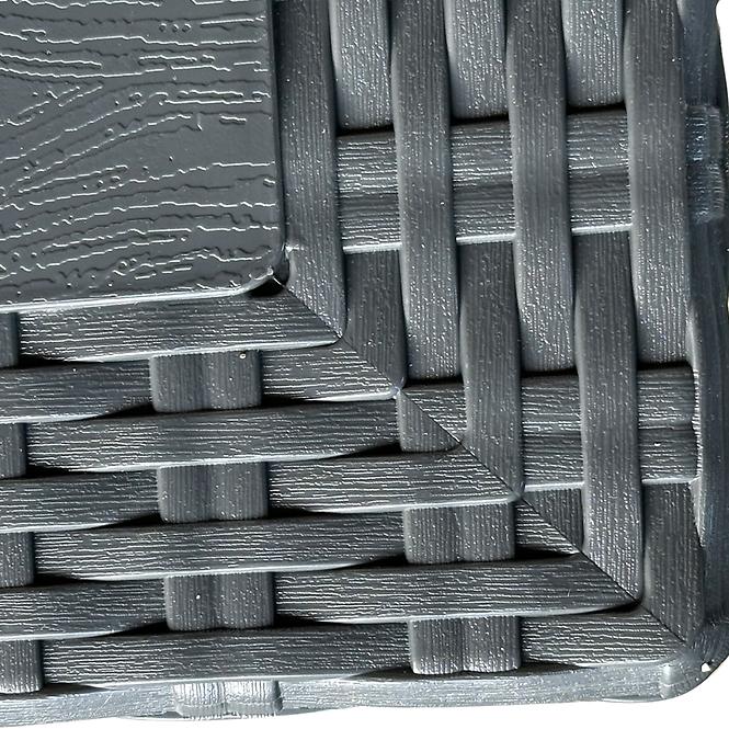 Tisch aus Kunststoff Infinity 140x90 cm grauer