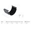 Dachrinnenverbinder 64-039 Stahl 125 mm Bryza Schwarz RAL 9005,2
