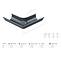 Eckstück für Dachrinne Innen 64-369 Stahl 150 mm Bryza Schwarz RAL 9005,2