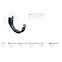 Rinnhalter 64-072 Stahl 125 mm Bryza Braun RAL 8017,2