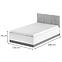 Bett Mell 01 + Gestell mit Lift,2