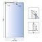 Duschwand Walk-in Aero ˝N˝ Rea K7550 120x195 chrom,2