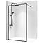 Duschwand Walk-in Bler Rea K7630 110x195 black