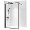 Duschwand Walk-in Bler Rea K7637 80x195 black