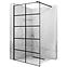 Duschwand Walk-in Bler-1 Rea K7952 80x195 black