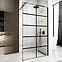 Duschwand Walk-in Bler-1 Rea K7952 80x195 black,4