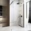 Duschwand Walk-in Aero Rea K6596 100x195 black,4