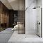 Duschwand Walk-in Aero Rea K6597 110x195 black,3