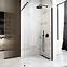 Duschwand Walk-in Aero Rea K6597 110x195 black,4