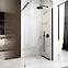 Duschwand Walk-in Aero Rea K6599 120x195 black,4