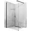 Duschwand Walk-in Aero Rea K7580 80x195 black
