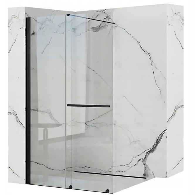 Duschwand Walk-in Cortis Rea K8880 120x200 black