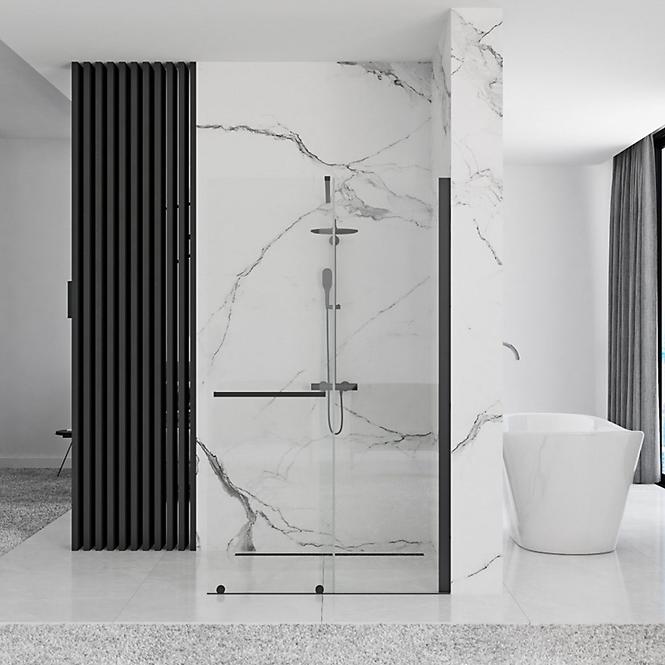 Duschwand Walk-in Cortis Rea K8880 120x200 black