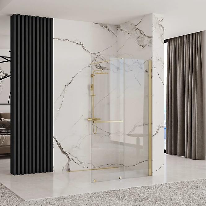 Duschwand Walk-in Cortis Rea K8484 100x200 gold
