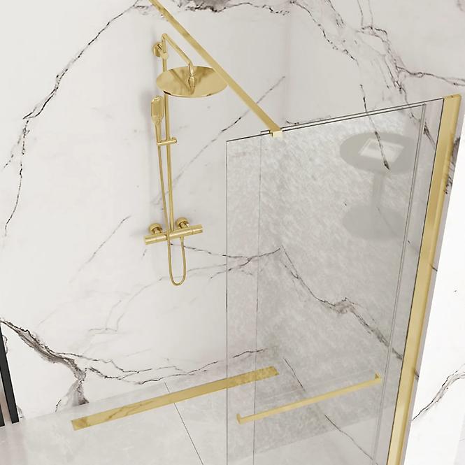 Duschwand Walk-in Cortis Rea K8485 120x200 gold