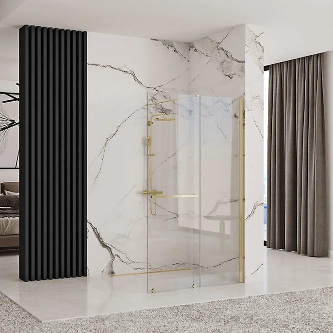 Duschwand Walk-in Cortis Rea K8485 120x200 gold