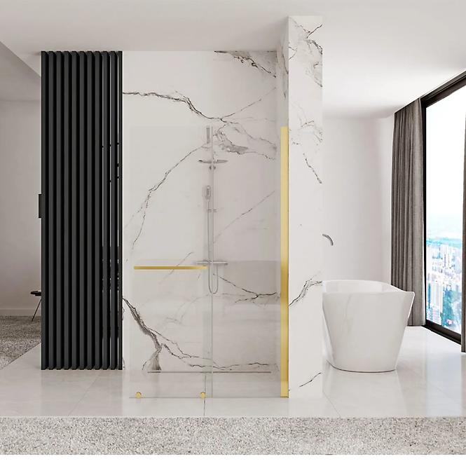 Duschwand Walk-in Cortis Rea K8485 120x200 gold