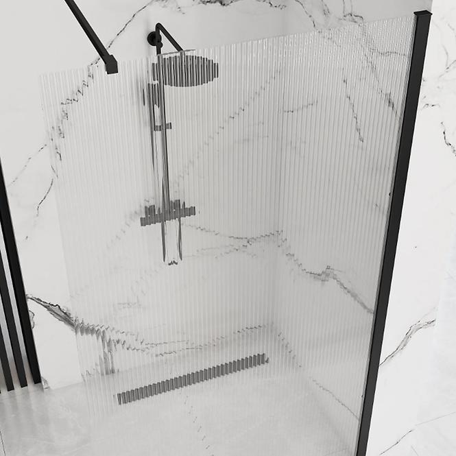 Duschwand Walk-in Aero Intimo Rea K4121 100x200 black