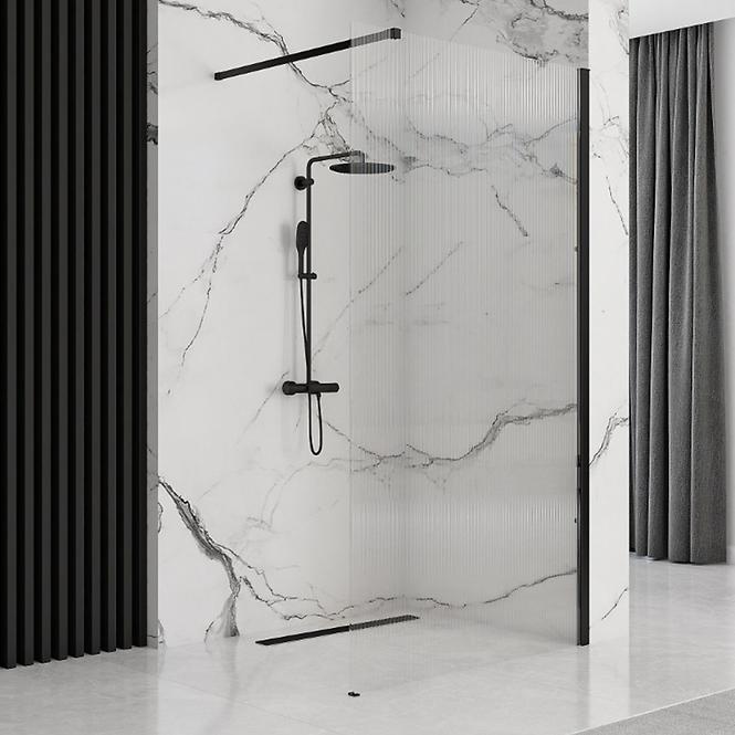 Duschwand Walk-in Aero Intimo Rea K4121 100x200 black