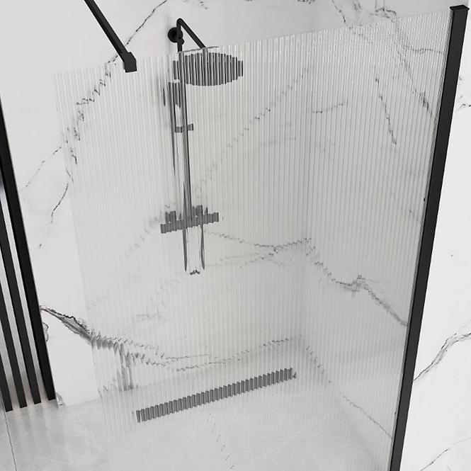 Duschwand Walk-in Aero Intimo Rea K4122 120x200 black