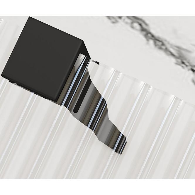 Duschwand Walk-in Aero Intimo Rea K4122 120x200 black