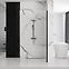 Duschwand Walk-in Aero Intimo Rea K4122 120x200 black,6