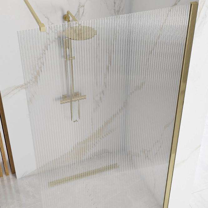 Duschwand Walk-in Aero Intimo Rea K4124 90x200 gold brush