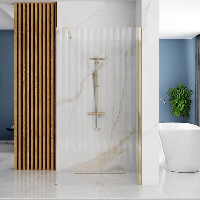 Duschwand Walk-in Aero Intimo Rea K4124 90x200 gold brush