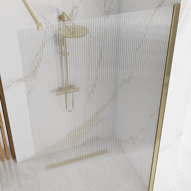 Duschwand Walk-in Aero Intimo Rea K4126 100x200 gold brush