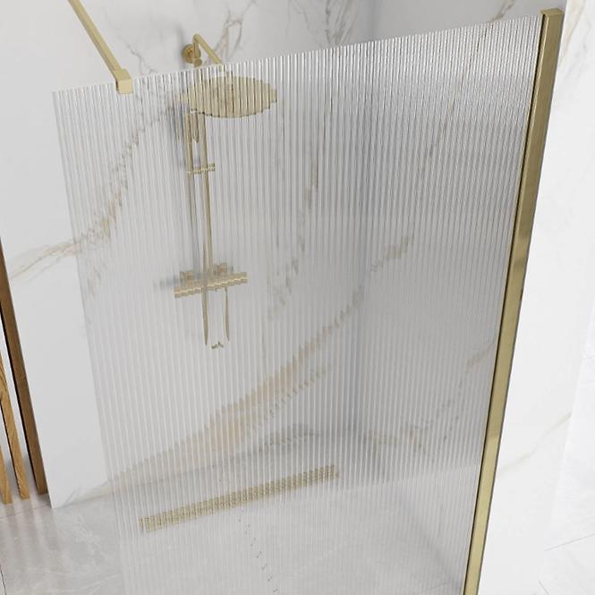 Duschwand Walk-in Aero Intimo Rea K4127 120x200 gold brush