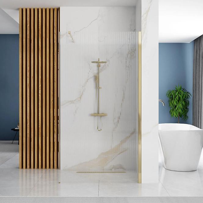 Duschwand Walk-in Aero Intimo Rea K4127 120x200 gold brush