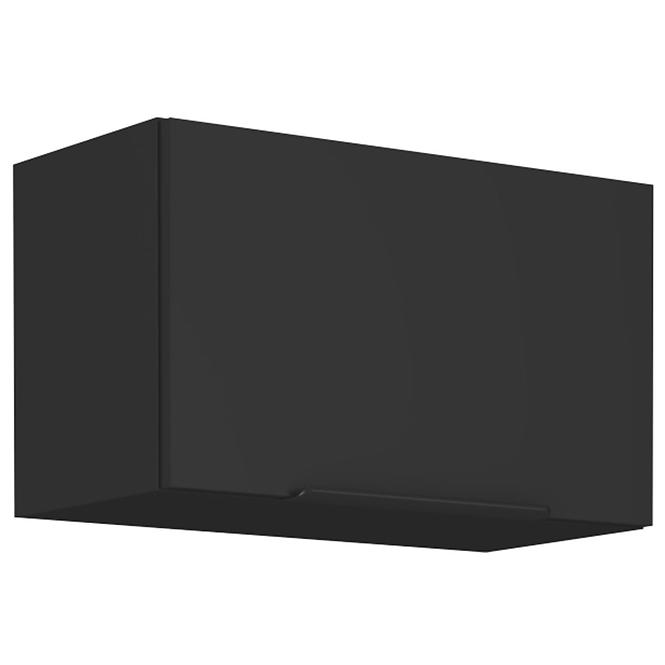 Küchenschrank Siena schwarze Matte 60gu-36 1f