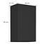 Küchenschrank Siena schwarze Matte 45g-90 1f,2