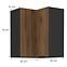Küchenschrank Monza nuss okapi 60x60 Gn-72 1f (90°),2