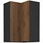 Küchenschrank Monza nuss okapi 60x60 Gn-90 1f (90°)