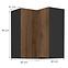 Küchenschrank Monza nuss okapi 60x60 Gn-90 1f (90°),2