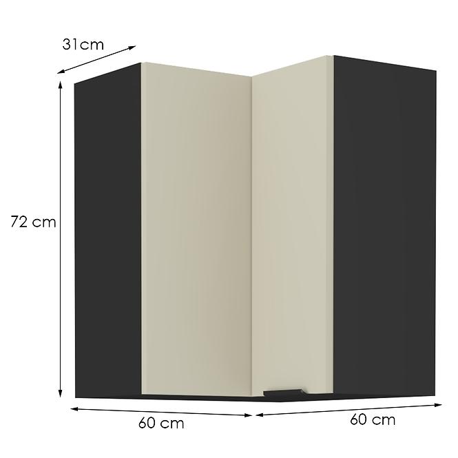 Küchenschrank Arona cashmere 60x60 Gn-72 1f (90°)