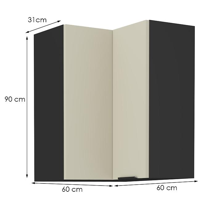 Küchenschrank Arona cashmere 60x60 Gn-90 1f (90°)