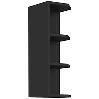 Küchenschrank Siena/Monza/Arona schwarze Matte 30g-72 Zak