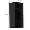 Küchenschrank Siena/Monza/Arona schwarze Matte 30g-90 Otw,2