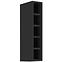 Küchenschrank Siena/Monza/Arona schwarze Matte 15g-72 Otw